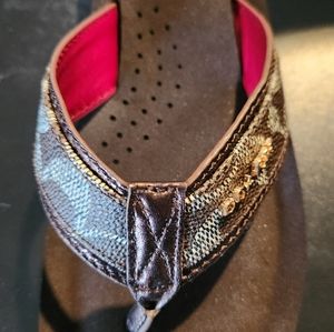 Coach flip flops women's size 8